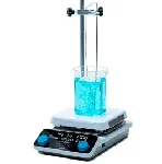 Agitador magnético con calefacción  AREC 7 Advance con sonda Pt100, varilla y Abrazadera. VELP®. Velocidad (rpm): 30-1700. Volumen de agitación (L): 20. Rango de temperatura (ºC): Ambiente - 550. Dimensiones de la placa (mm): 180x180. Dimensiones An x Al x Pr (mm): 200x100x340