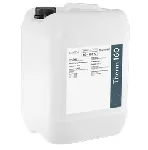 Termofluido Therm 160. LAUDA. Tipo de sustancia química: Polietilenglicol. Rango temperatura (ºC) en sistema abierto: 60 a 160. Rango temperatura (ºC) en sistema cerrado: -. Volumen (L): 10. Viscosidad, cinemática a 20 °C (mm2/s): 141