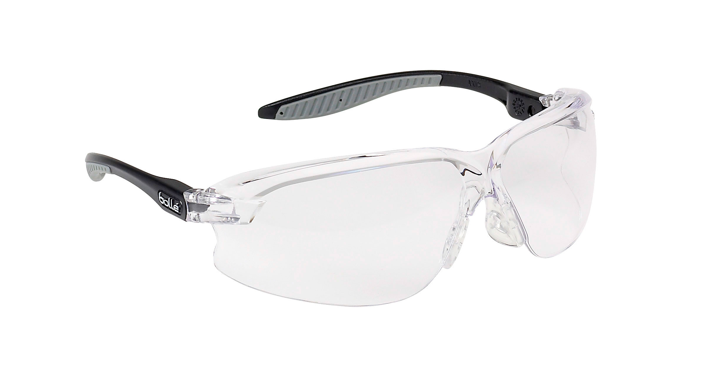 Gafas Gama Axis. BOLLÉ. Modelo: AXPSI. Características: Protección UV certificada y sport. Marcado oculares y patillas: 2-1.2¦1F, EN 166 F CE. Tratamientos: Antirayadura y antivaho