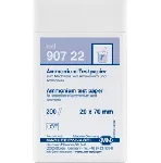 Papeles reactivos para amonio para determinaciones cualitativas. MACHEREY-NAGEL. Detección de: Amoníaco, iones amonio (NH3, NH4+). Presentación: Caja con 200 tiras, 20 x 70 mm. Límite de detección: 10 mg/L NH4+. GHS: Sí