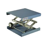 Aluminium anodised Lab-Jacks. Lab-Jack. Size (mm): 300x300. Elevator height (mm): 130 to 470. Dynamic max. capacity (Kg): 12. Static max. capacity (Kg): 60