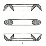 Replacement PTFE seals for closing agitation. Sealing joint for stirring rod 8mm