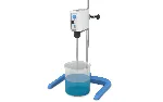 Overhead Stirrer ES. VELP®. Speed (rpm): 50 - 1300. Stirring volume (l): Up to 15. Viscosity (mPas): Up to 1000. Material: Technopolymer and aluminum epoxy. Power (W): 35. Weight (Kg): 1,7. Dim. WxHxD (mm): 80x160x200