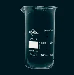 Beaker tall form, capacity 2.000 ml., with spout, with graduation, borosilicate glass 3.3. DIN 12331