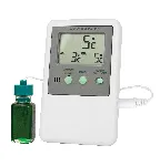 Refrigerator/Freezer thermometer. TRACEABLE. Temp. range: –50.0 to 70.0°C. Accuracy: ±1°C. Resolution: 1ºC. Probes: 1 bottle
