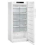 SFFfg 5501 Performance Congelador para laboratorios con enfriamiento estático. Con cajones. Dimensiones exteriores: altura / anchura / profundidad 168,4 / 74,7 / 76,9 cm Rango de temperatura ajustable -9 °C hasta -30 °C Consumo energético anual 516 kWh/a