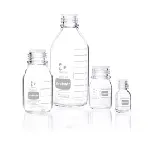 DURAN® Laboratory Bottle GL 32 clear protect+ plastic safety coated 50 mL