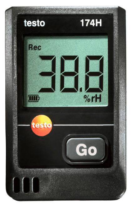 Datalogger for temperature and humidity. Model Testo 174H