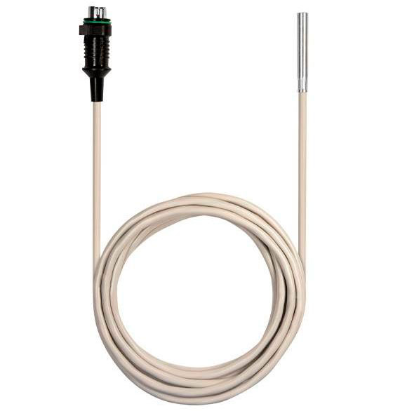 Sonda con funda de aluminio IP65 sensor NTC. TESTO. Cable fijo 2,4m para Testo 175T1/T2. Rango de medición: -30 a +90 °C. Exactitud: ±0.2-0.5 °C. Long. sonda (mm): 40