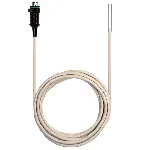 Stationary probe with aluminium sleeve, IP 65, Fixed cable 2,4 m for Testo 175 T1/T2. TESTO. Measuring range: -30 to a +90 °C. Accurancy: ±0.2-0.5 °C. Length probe (mm): 40