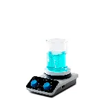 AREX 5 heating magnetic stirrer. VELP®. Speed (rpm): 100-1500. Stirring volume (l): Up to 20. Temperature range (ºC): Room temperature - 310. Plate diameter (mm): 135. Power (W): 630. Weight (kg): 3.4. Dimensions WxHxD (mm): 160x115x270