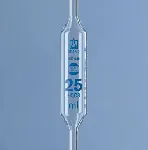 Volumetric pipettes, two marks, class AS, serialized and certified, AR-Glass® glass BRAND. Capacity (ml): 50