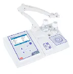Benchtop conductimeter COND 8 PRO. XS. Magnetic stirrer. Cell: 2301TN (epoxy) with built-in temperature probe. 1413 µS and 12.88 mS solutions. Datalogger, Datalink software. USB keyboard. Measurement range: COND 0.00 to 500 mS. TDS 0.1 mg/L to 200.0 g/L. Salinity 0.01 to 100.0 ppt. Temp. -20 to 120.0 ºC.