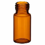 Vial roscado 10ml para espacio de cabeza. Material: Vidrio ámbar