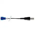 AS7/1M/DIN cable, 1 meter length, for pH meters with DIN, Knick, Schott, WTW connectors. LABPROCESS