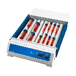 RS-200D-L tube rollers stirrer. COLE-PARMER STUART®. No. of rollers: 9. Speed (rpm): 5-60. Amplitude (mm): 16. Max. load (kg): 3. Controls: Digital. Timer: From 1 second to 90 minutes, 1 minute to 9 hours or in minutes only mode up to 9999 minutes