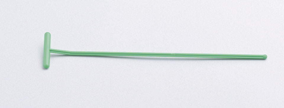 Drigalski spatula. 'T' shape, PS green. Sterile. Presentation: Bags 5 uds. Brand: Gosselin