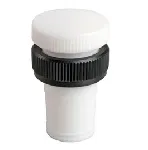 Safety Caps: safe solvent extraction. SCAT®. Ground neck 29/32 . Blind Safety Cap, for ground neck bottles. Connectors (mm OD): Without connector