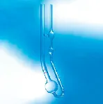 Cannon-Fenske viscometer for transparent liquids. ASTM D445. With constants included. Serial num.: 400. Approx. constant (mm²/s): 1,2. Interval in Centistokes (mm²/s): 240 to 1.200