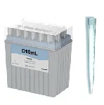 Puntas PIPETMAN® DIAMOND D10mL TIPACK. GILSON. Estéril: No. Volumen: 1-10 mL. Longitud (mm): 160. Material: PP. Filtro: no. Autoclavable: Sí. Graduaciones: Cada 1 mL. Código Color: Azul Claro. Formato: rack Tipack, 8x30.