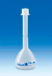 Volumetric flask, polypropylene. VITLAB®. With screw cap GL. Capacity (ml): 25. Height (mm): 115. Thread shape: GL 18