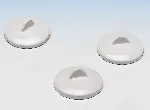 Porcelain crucible  lid. HALDENWANGER. Ø (mm): 33