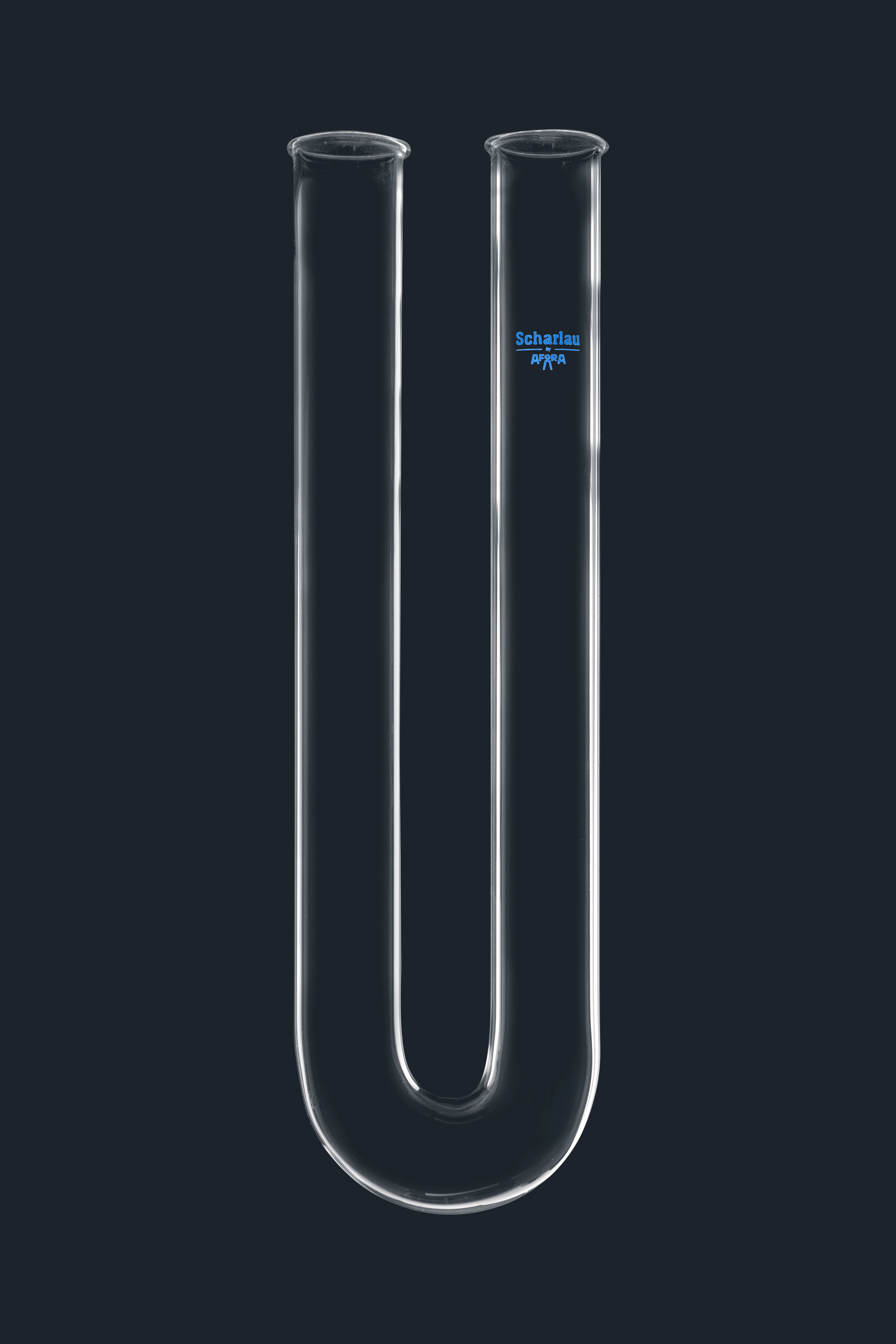 Tubo desecador en 'U'. SCHARLAU. Longitud (mm): 200. Ø (mm): 20