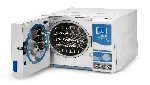Autoclave Autester. J.P. SELECTA. Model: Autester ST DRY PV-B 18. Drying cycle: Yes. Cap. (l): 18. Temp. (ºC): 121-134. Pressure (bar): 1 and 2. Regulation: Microprocessor. Position: Desktop horizontal. Dim. HxWxD (cm): 40x47x83