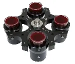 Rotor RT285. ORTOALRESA. Centrifuge Consul 22/22R. Rotor type: Swingout. Capacity: 4x250ml. Speed (rpm): 4200. Radius (mm): 183. Factorxg: 3609. Min. T at max. speed (ºC): -1