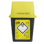 Contenedor de seguridad Sharpsafe. Dimensiones (mm): 175x175x245. Capacidad (L): 4. Autoclavable a 121Cº. Con tecnología Dual Protect Pro (mejora el sistema de guía de llenado y ofrece una protección contra el sobrellenado). Desconexión con una sola mano. Asa resistente para el transporte. Resistente a la perforación.