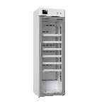 Armario de refrigeración vertical de 376 litros, puerta de cristal con cerradura, con 6 estantes, control digital con sonda de temperatura NTC con precisión de 0,1ºC y datalogguer por wifi.