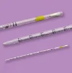 Serological pipettes. 1 mL. Made of PS. Sterile G 18 kGY. Individually wrapped. Mouth: normal. Colour coded: Yellow. LP Italiana