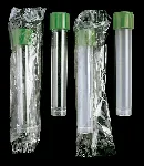 Test tube with self standing. DELTALAB. Tube with screaw cap and self standing. Bottom: Round. Capacity (ml): 12. Dim. ØxLength (mm): 15x102. Material: PP. tube/box: 250