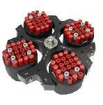 Oscillating rotor RT279 for centrifuge Digtor 22/22R, Dilitcen 22R, Magnus 22/22R. ORTOALRESA. Capacity: 104x5mL. RPM: 3800. Radius (mm): 160. Factorxg: 2583.