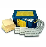 Chemical Emergency Kit SK75. Content: 100 sheets P110, 12 pilllows P300, 8 mini-booms P200, 5 disposal bag and ties. 3M