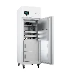 Congeladores de ultra baja temperatura Lab Care Plus -20ºC /-40º C. INFRICO MEDCARE. Modelo: LTUF65S. Capacidad útil (L): 650. Dimensiones externas An x Al x Pr (mm): 687x1955x855. Puerta: Ciega. Organización: 7 estantes. Cerradura: Incluida