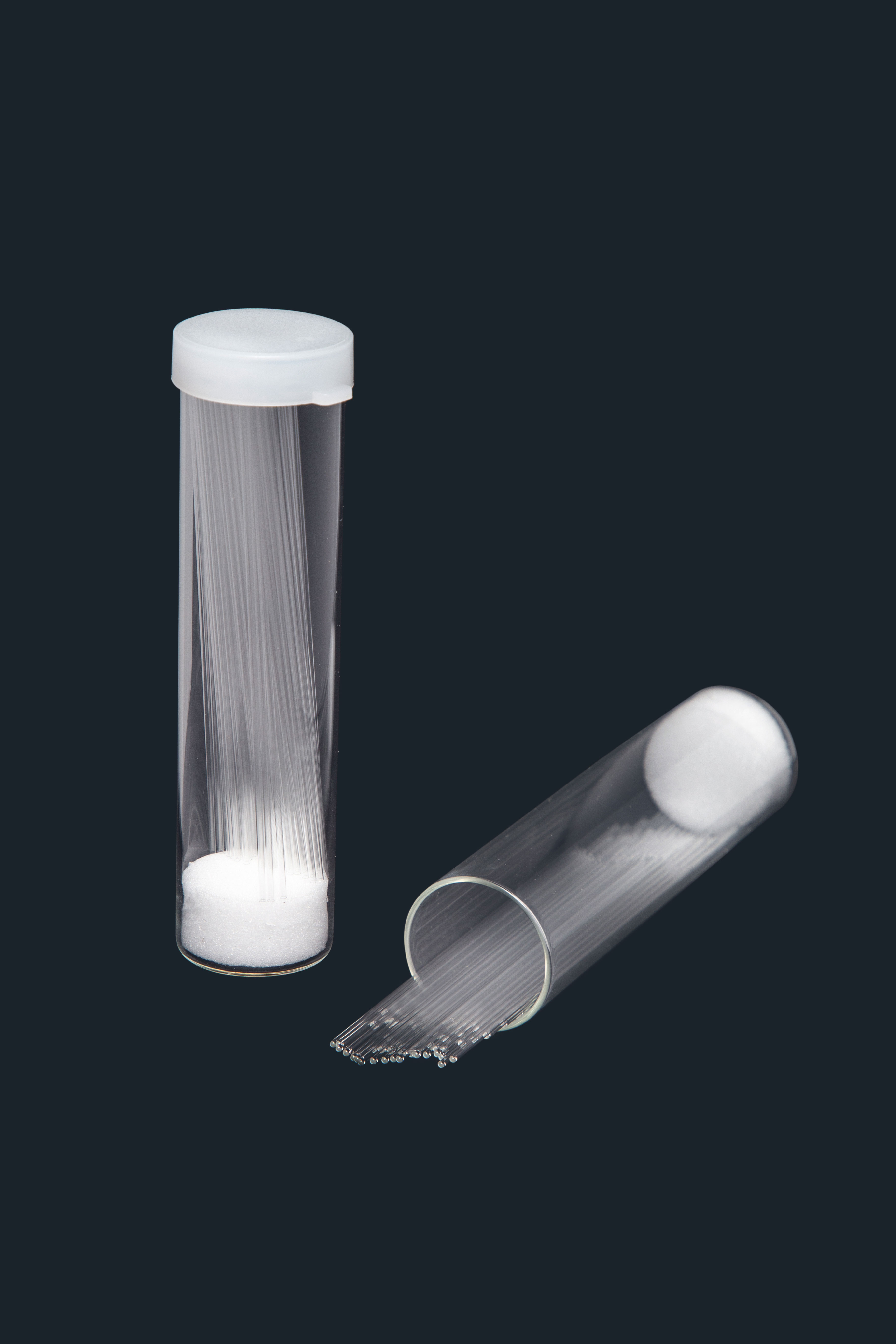 Capillary tube. Type: Both ends open. Length (mm): 80. Ø int. (mm): 0,8. Ø ext. (mm): 1