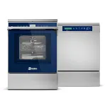 Lavadora desinfectadora de laboratorio LAB 500 SCL, bajo encimera. STEELCO. Sin secado de aire forzado. Volumen cámara (L): 171. Dimensiones An x Al x Pr (mm): 600 x 850 x 630. Potencia total (W): 5600. Voltaje: 400V 3~+N 50Hz. Puerta ciega de acero inoxidable. (Opción de puerta de cristal con opcional LLAA1001). Conectividad: USB.