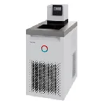 Baño termostático refrigeración Universa ECO U 1225 E. LAUDA. Rango tª (ºC): -25 a 100. Estabilidad tª (K): ±0,05. Potencia calorífica máx. (kW): 2. Potencia frigorífica (kW): 0,3 (20ºC), 0,22 (0ºC), 0,065 (-20ºC), 0,03 (-25ºC). Caudal (L/min) - Presión (bar): 15-0,2. Volumen máx. (L): 13. Apertura AnxPr (mm): 200x200. Profundidad baño útil (mm): 200.