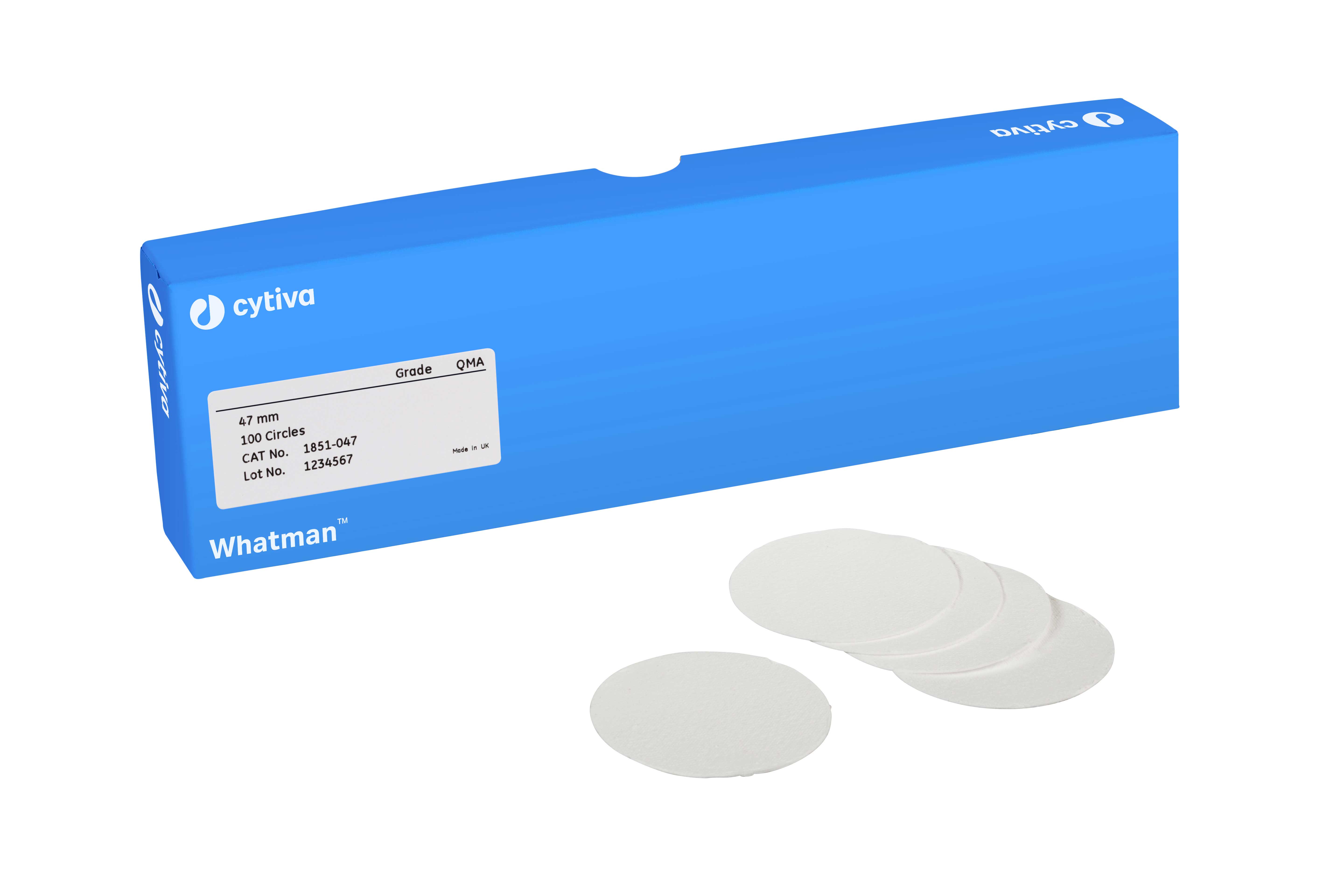 Filtro de microfibra de cuarzo. QM-A. Resistente hasta 500ºC. Whatman™ (Cytiva). Ø (mm): 150. Retención típica (µm): 2,2