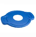 Cover. Ultramarine blue plastic with central hole. Accessory for Elmasonic. ELMA. For models: Elmasonic Easy 50 R