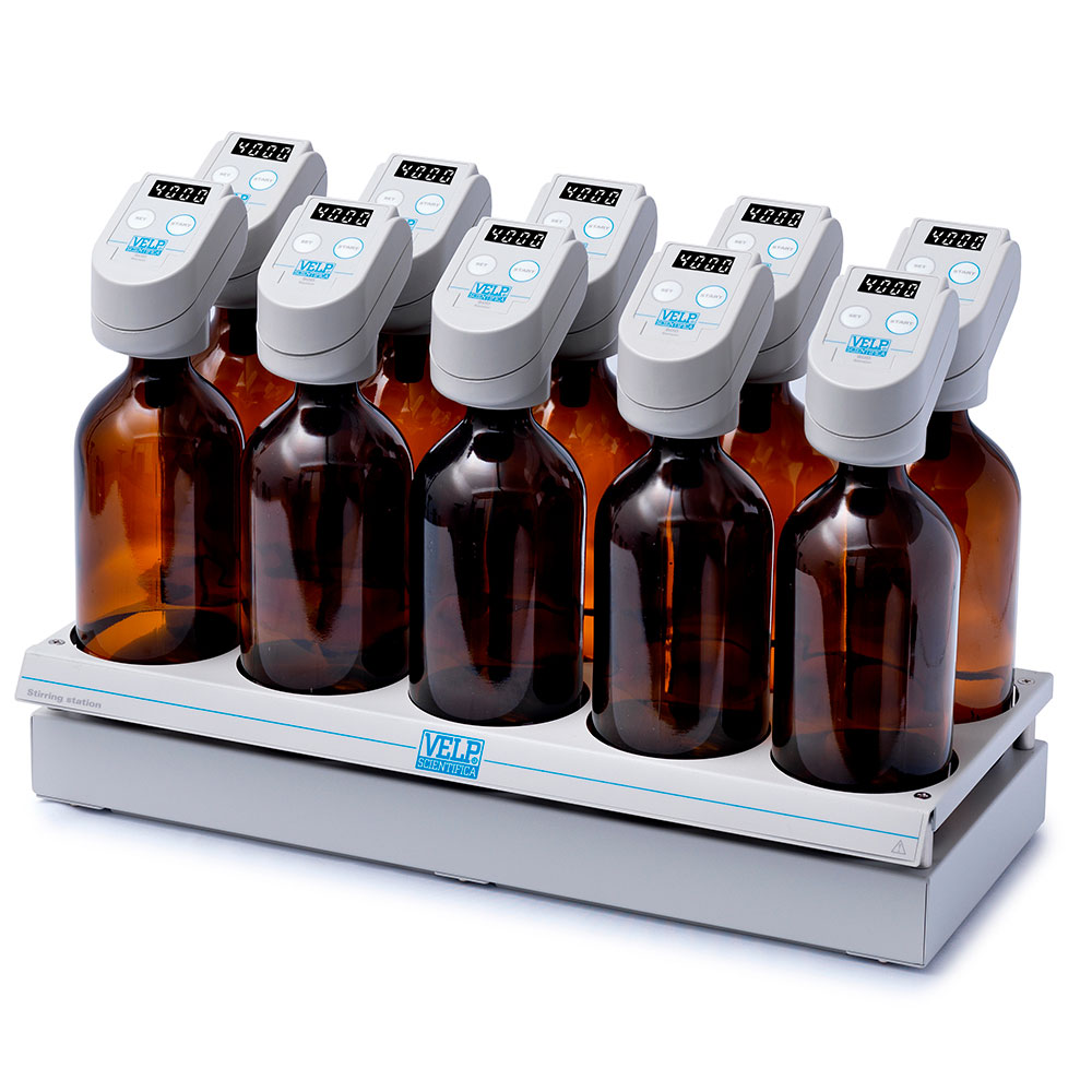 BOD Sensor System 10. VELP®. Capacity: Flask 500ml. Dim. WxHxD (mm): 432x300x165