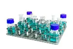 Platform with spring clamps for 30 x 100-150 ml flasks. Dim. (mm): 360x400. GRANT. Accessory. ES-20/80C Orbital shaker incubator with cooling