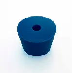 Perforated stopper with a single hole ø8mm. For filtration ramps. Ø inf./sup. (mm): 35/41. Height (mm): 26. Ø hole (mm): 8.