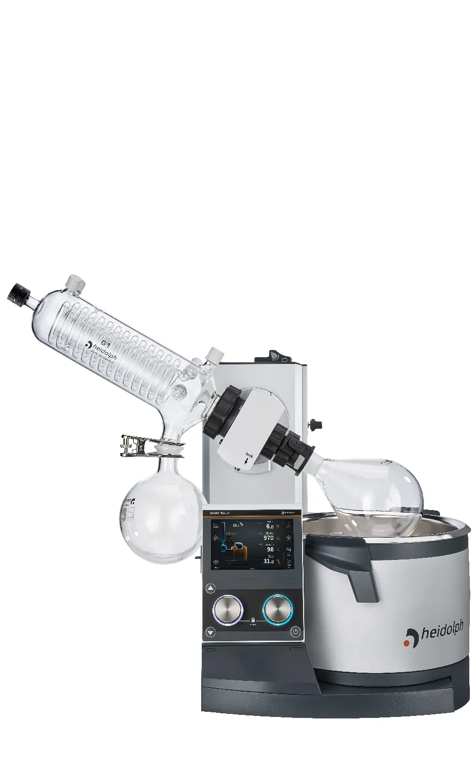 Hei-VAP Expert Control rotary evaporator. HEIDOLPH. Glassware type: G1  diagonal. Version: Standard, motor lift - Scharlab
