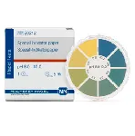 Papeles indicadores pH universales y especiales. pH 8,0 - 10,0. MACHEREY-NAGEL. Referencia de Recambio: MNG-090232. Rango de medida: 8,0 - 8,2 - 8,4 - 8,7 - 9,0 - 9,2 - 9,6 - 10,0. Presentación: Carrete: 5 m largo, 7 mm ancho