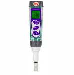 COND5 conductivity tester. LABPROCESS. Complete with carrying case, 1413 µS and 12880 µS solutions, carrying strap, and paper.