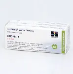 Photometric analysis. LOVIBOND®. Photometry Lovibond®. DPD 1 Reagent for Br, Cl, ClO, I and O3. Detection range: 0,05-3,6mg/l of I. Number of pills: 100.