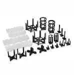Elma starter kit. Supplied with 3 Elma Pin (ELM1125214), 3 Elma Pin (ELM1125213), 3 Elma Pin (ELM1125209), 3 Elma Pin (ELM1125210), 3 Elma Pin (ELM1125211), 3 Elma Pin (ELM1125212), 3 Elma Pin (ELM1125216), 3 Elma Pin (ELM1125215), 2 holder side comb and 2 bottom comb