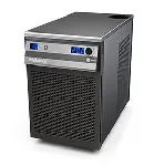 DuraChill® portable chiller. POLYSCIENCE. Turbine pump. Model: CA02T. Temp. range (ºC): -10 to 70. T. Stability (ºC): ±0.1. Cooling power 0ºC (kW): 0.3. Cooling power 10ºC (kW): 0.5. Cooling power 20ºC (kW): 0.7. Pump pressure (Psi/kPa): 20-75 / 138- 621. Max. flow rate (l/min): 8.3. Power: 240V / 50Hz 8.9A. Weight (Kg): 76.7